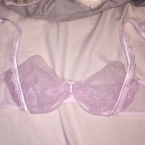 sheer lace victoria secret bra